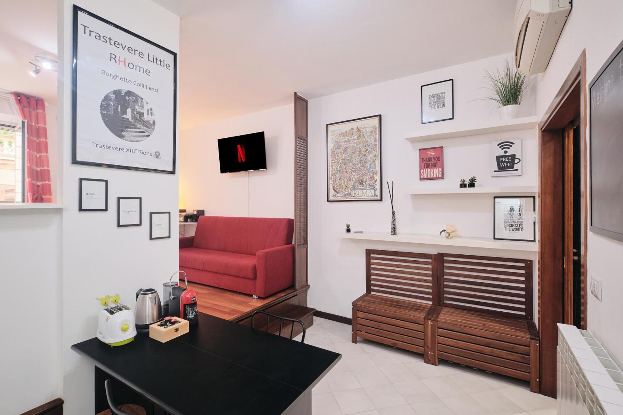 Trastevere- Flat Con Giardino, Ac, Wi-Fi & Netflix Рим Екстер'єр фото